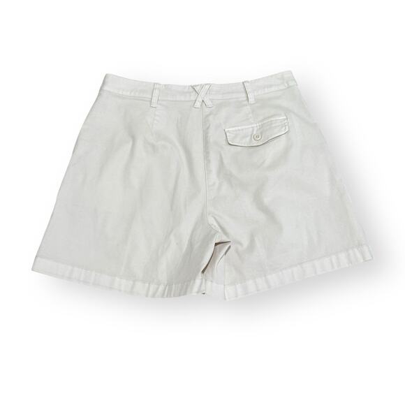 J. Crew Size 8 Pleated Capeside High Rise Chino Shorts Natural Khaki Old Money - Picture 8 of 11